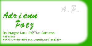 adrienn potz business card